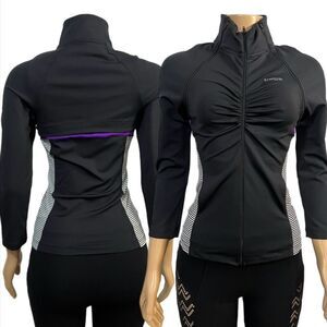 BBSP Bebe Sport 3/4 sleeve Full zip Sports Jacket / Vest detachable Sleeve S